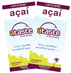 Mrożone Acai puree bez cukru 400g (4x100g)