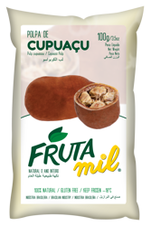 Cupuaçu 100% miąższ (puree owocowe, pulpa) bez cukru - 1kg (10x100g)