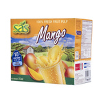 Mango 100%, pulpa bez cukru 1 kg (10x100g)